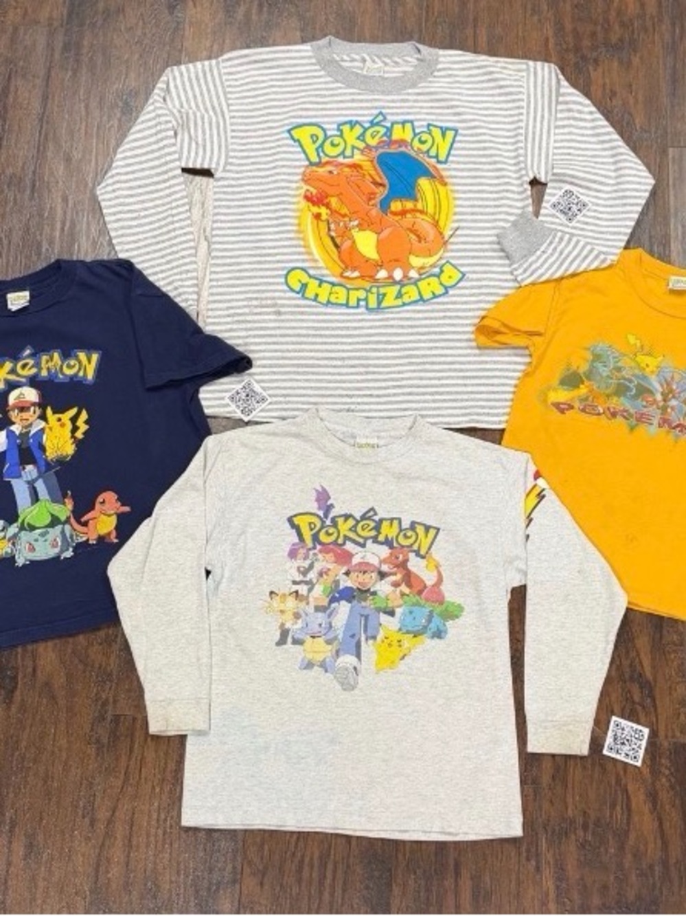 4 Pokémon shirts
